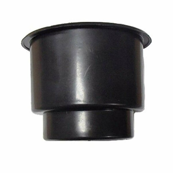 Aftermarket One (1)- Jumbo Black Plastic Cup Holder Insert in Boats RVs Campers Trucks Decks OTK20-0461